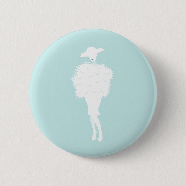 Mint Chic 6 Cm Round Badge (Front)
