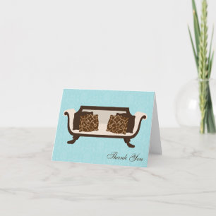 Mint Chic Decor Thank You Card