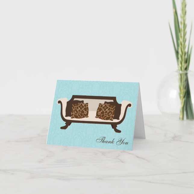 Mint Chic Decor Thank You Card (Front)