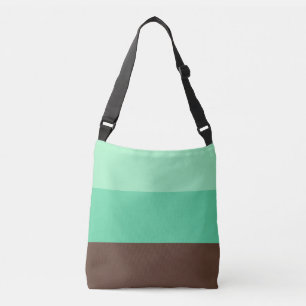 Mint Chocolate Chip 3 Stripe Crossbody Bag