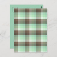 Mint Chocolate Chip Colour Block Plaid Stripes 