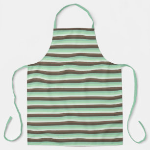 Mint Chocolate Chip Colour Block Stripes  Apron