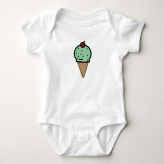 Mint Chocolate Chip Ice Cream Baby Bodysuit