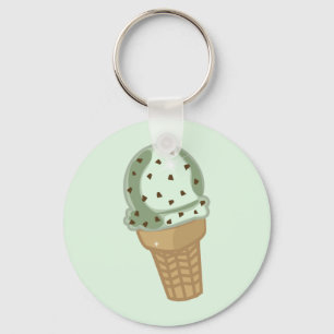 Mint Chocolate Chip Key Ring