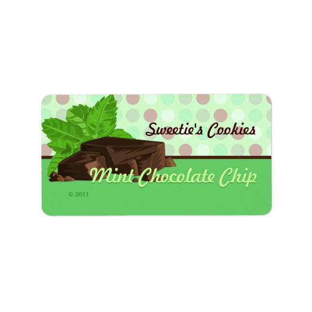 Mint Chocolate Chip Labels (Front)