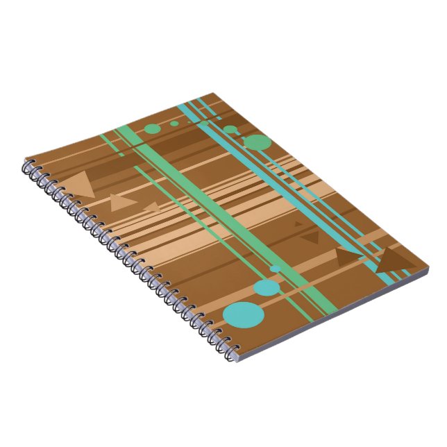 Mint Chocolate Geometry Notebook (Right Side)