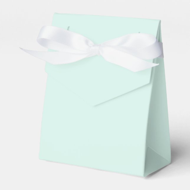 Mint Cloud Favour Box (Front Side)