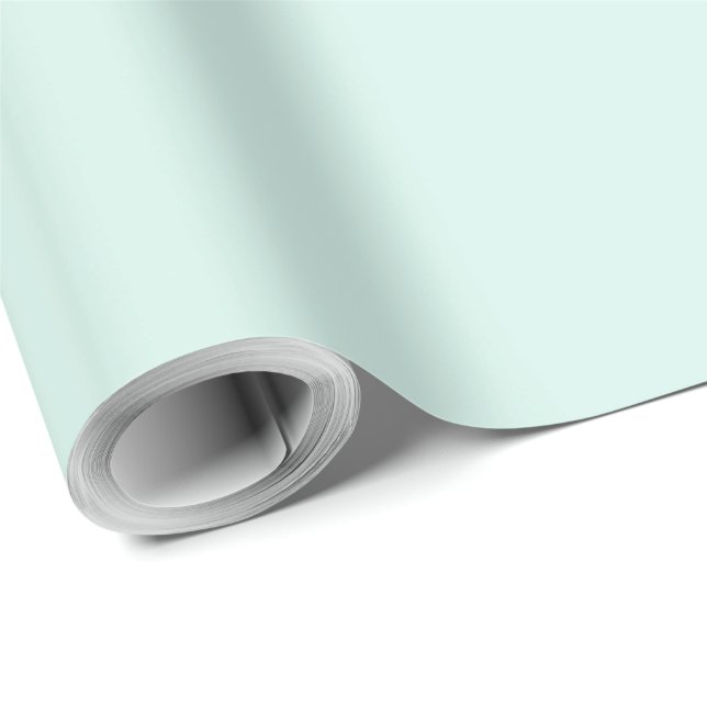 Mint Cloud Wrapping Paper (Roll Corner)