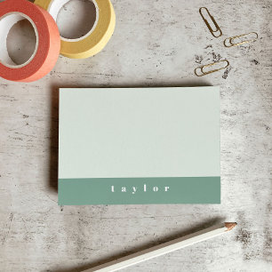 Mint Colour Block Post-it Notes