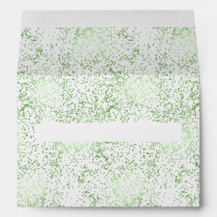 Mint Confetti Dots Envelopes
