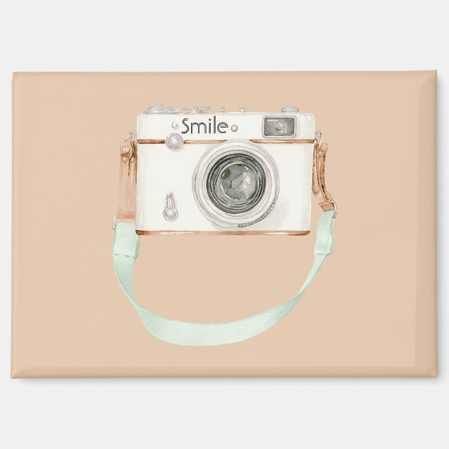 Mint Cream Camera Magnet (Front)