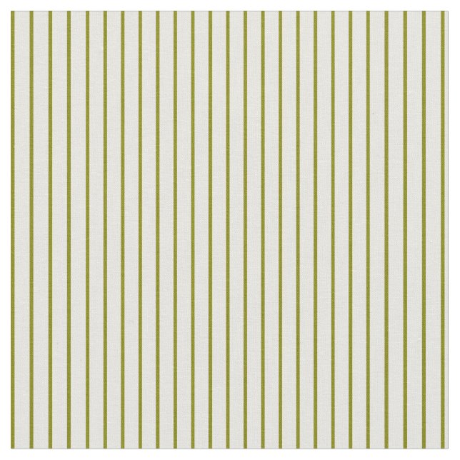 Mint Cream & Green Coloured Stripes Pattern Fabric (Close Up)