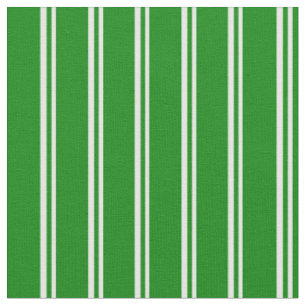 Mint Cream & Green Lines Pattern Fabric