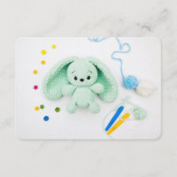 Mint Crochet Bunny – Cozy Yarn Aesthetic