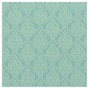 Mint Damask Fabric