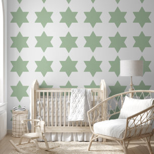 Mint Egg Shell Hexagon Cubes Wallpaper