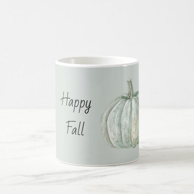 Mint Fall Pumpkin Coffee Mug (Center)