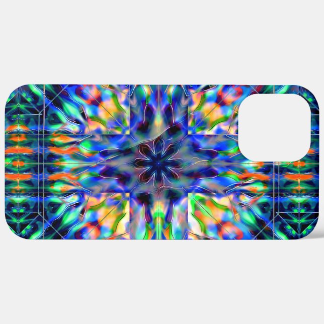 Mint flaming ball under acrylic piece out of focus Case-Mate iPhone case (Back (Horizontal))