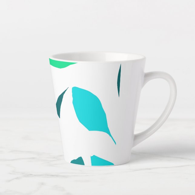 Mint flavour illustration latte Mug (Right)