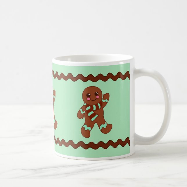 Mint Gingerbread Mug (Right)
