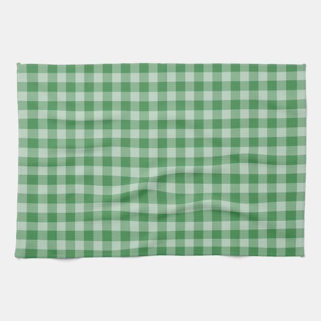 Mint Gingham Tea Towel (Horizontal)