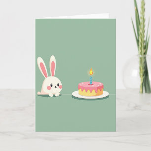 Mint Green Art Birthday Card
