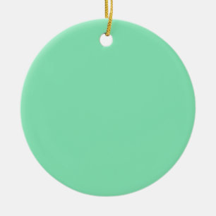 Mint Green Background on an Ornament