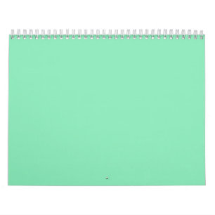 Mint Green Backgrounds on a Calendar