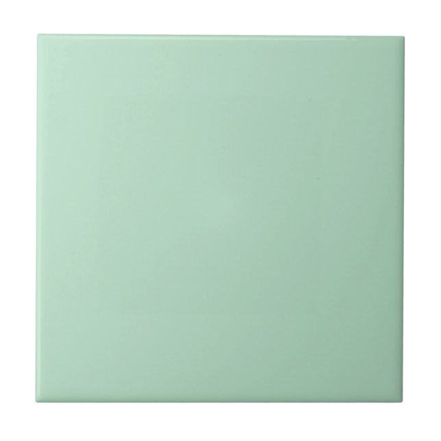 Mint Green Ceramic Tile – Modern & Stylish (Front)