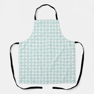 Mint Green Checks Apron