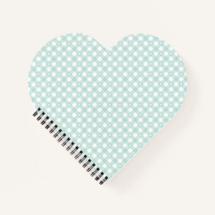 Mint Green Checks Notebook