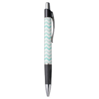 Mint Green Chevron Ombré Pen