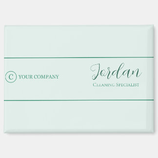 Mint Green Cleaning Service Promotional Magnet