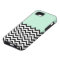 Mint Green Colour Block Chevron iPhone 5 Case