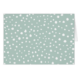 Mint Green Dalmatian Spots, Dalmatian Dots, Dotted