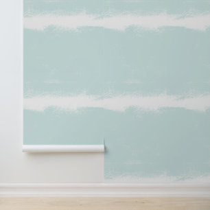Mint Green Distressed Wallpaper