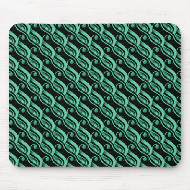 Mint Green Effortless Charm Mousepad (Front)