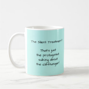 Mint Green Funny Author Writing Coffee Mug