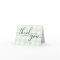 Mint Green Gingham Folded Thank You Card