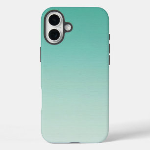 mint green gradient iPhone 16 plus case