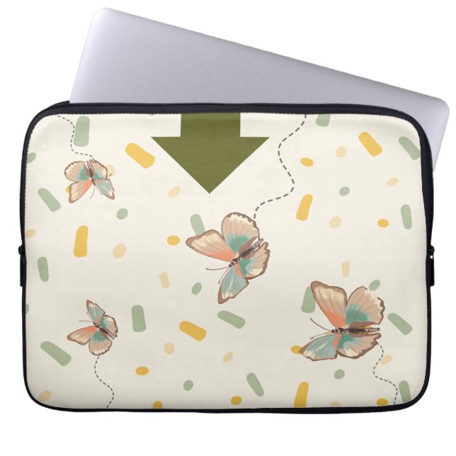 ​Mint Green iPad Sleeve | Chic & Protective Tablet (Front)