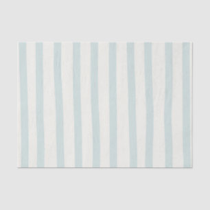 Mint Green & Ivory Cream Watercolor Stripes Modern Tissue Paper