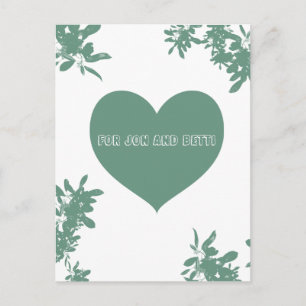 Mint Green Ivy Card