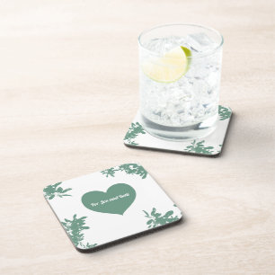 Mint Green Ivy Coaster