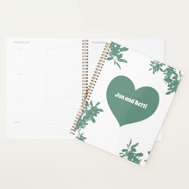 Mint Green Ivy  Planner (Display)