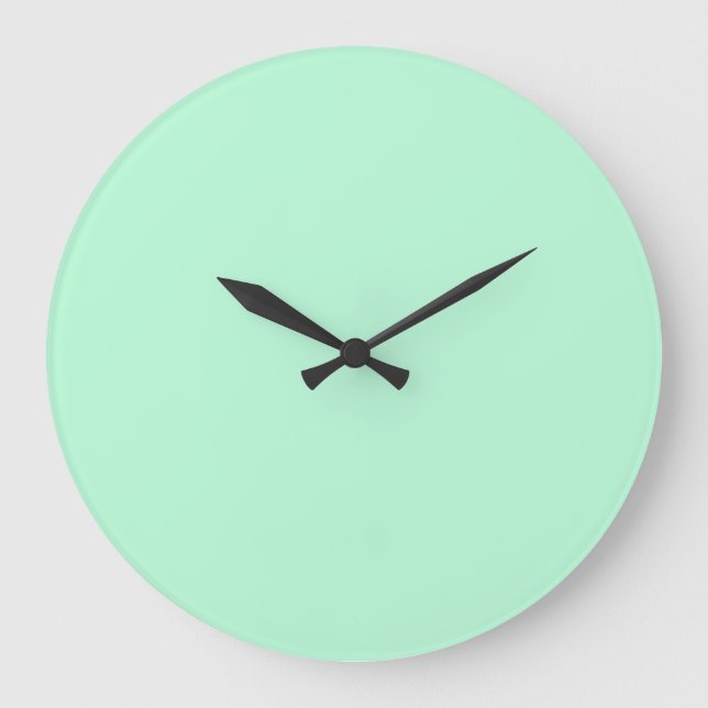 Mint Green Large Clock (Front)