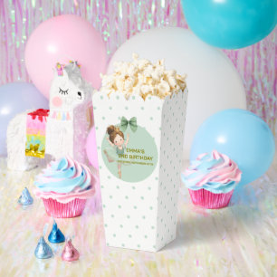 Mint Green Little Princess Ball Favor Box