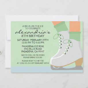 Mint Green Medium Skin Skate Laces Ice Skating Par Invitation