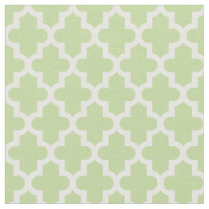 Mint Green Moroccan Print Fabric