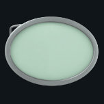 Mint Green Oval Metal Belt Buckle<br><div class="desc">Elevate your style with this sleek mint green oval belt buckle. Designed for those who appreciate timeless elegance, this accessory features a smooth, modern finish framed in durable metal. The soft pastel tone makes it a versatile addition to any wardrobe, whether you're dressing up for a formal event, a wedding,...</div>